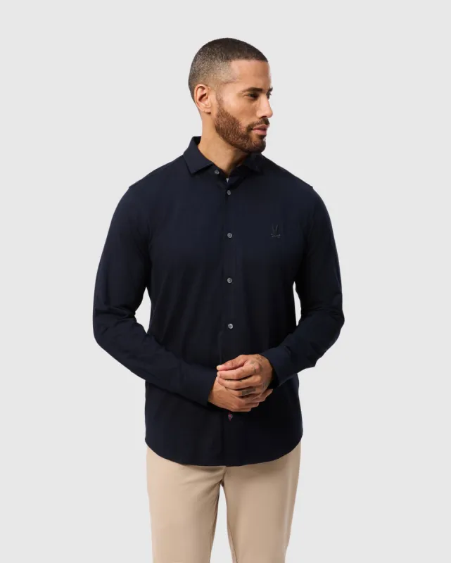 CROSBY JERSEY KNIT LONG SLEEVE SHIRT - B6C751D200 sold by Psycho Bunny