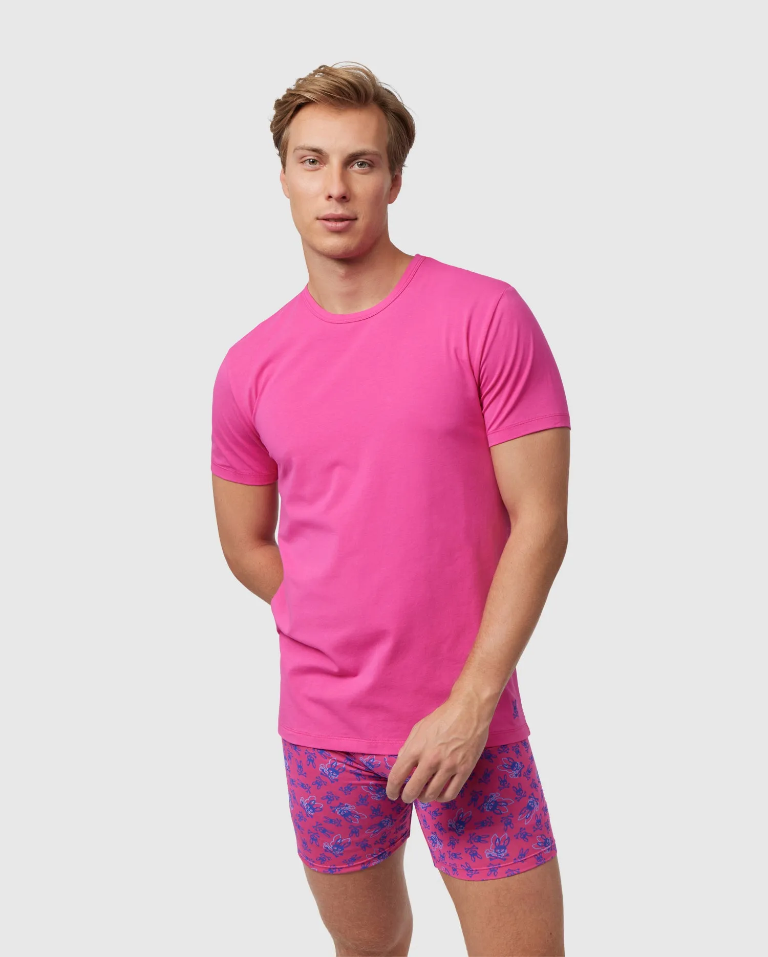 MENS CREW NECK LOUNGE TEE 2 PACK - B6U904B200 sold by Psycho Bunny product image thumbnail 2