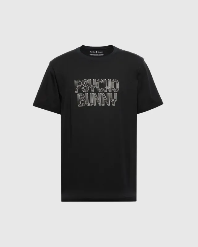 MENS BIG AND TALL MONARC WORDMARK GRAPHIC TEE - B9U210E200 sold by Psycho Bunny
