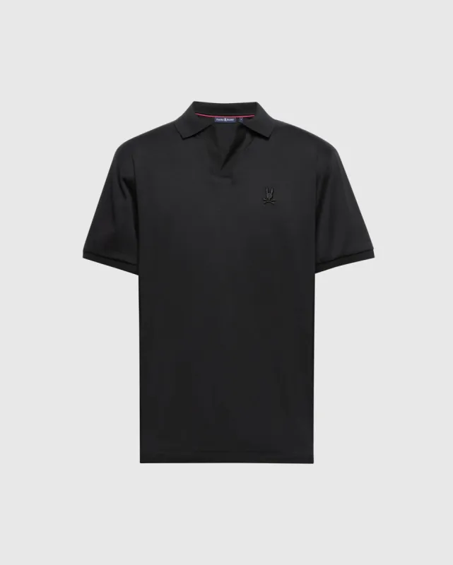 MENS BIG AND TALL BROADWAY PIMA INTERLOCK JOHNNY COLLAR POLO - B9K891D200 sold by Psycho Bunny