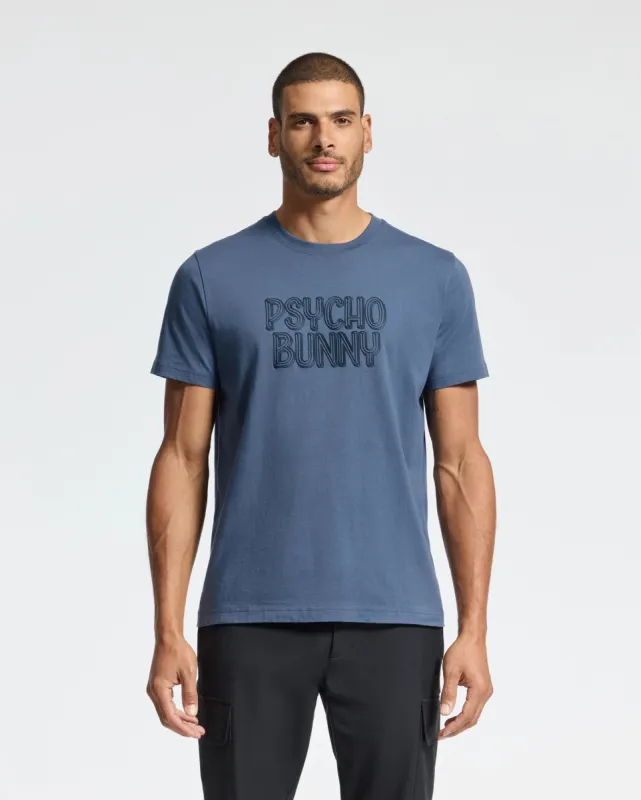 MENS MONARC WORDMARK GRAPHIC TEE - B6U210E200 sold by Psycho Bunny