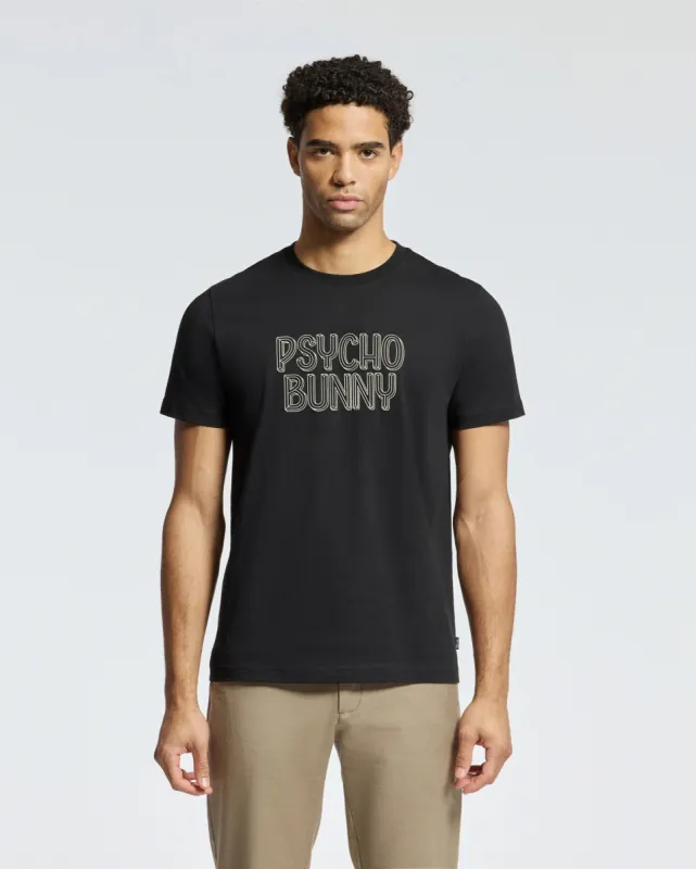 MENS MONARC WORDMARK GRAPHIC TEE - B6U210E200 sold by Psycho Bunny