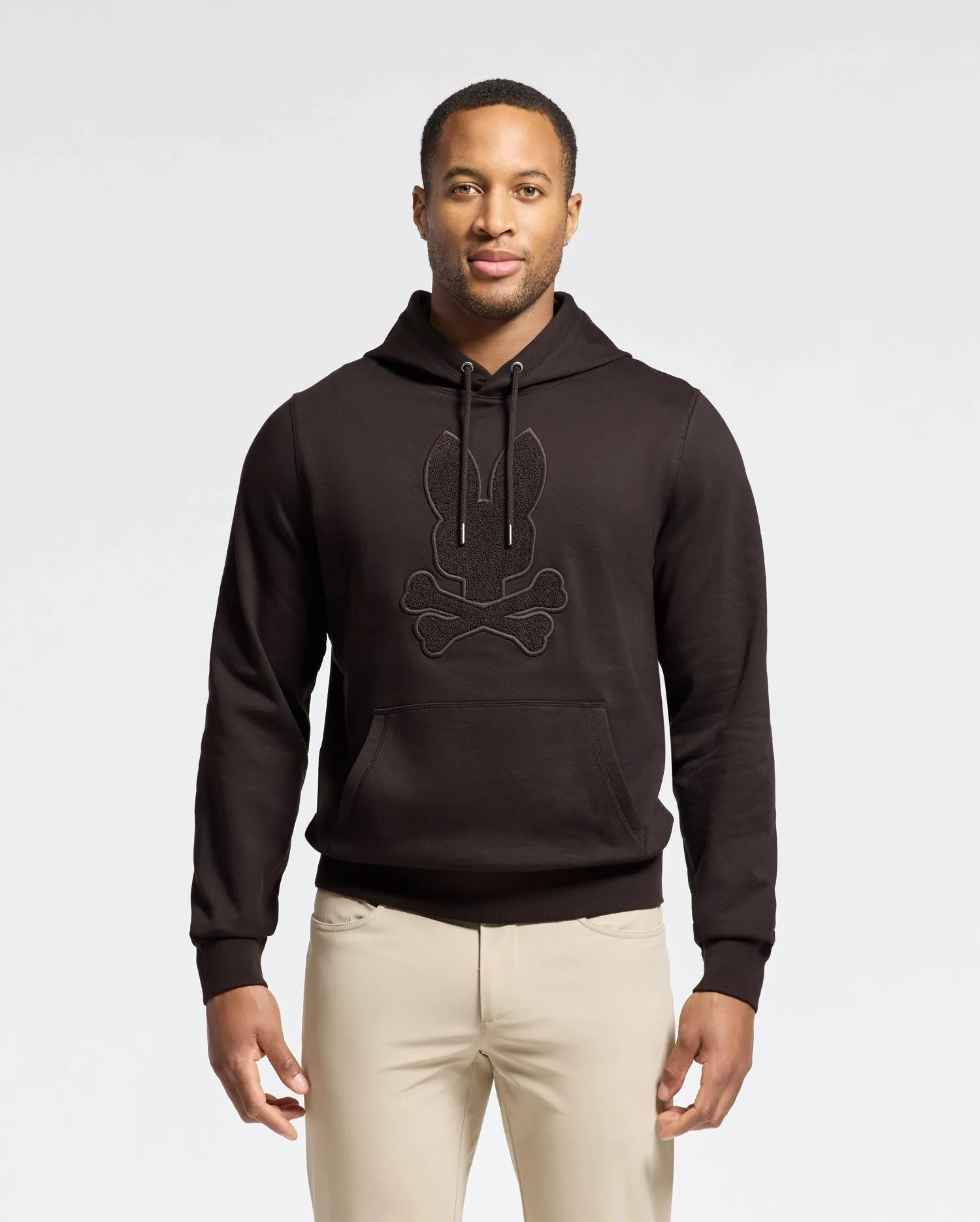 MENS ELDORADO BRUSH BACK HOODIE - B6H234E200 sold by Psycho Bunny