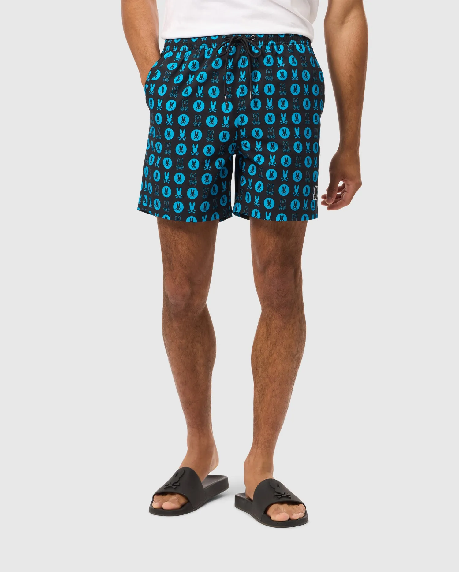 MENS ARNOLD ALL OVER PRINT SWIM TRUNK - B6W820D200 sold by Psycho Bunny product image thumbnail 2