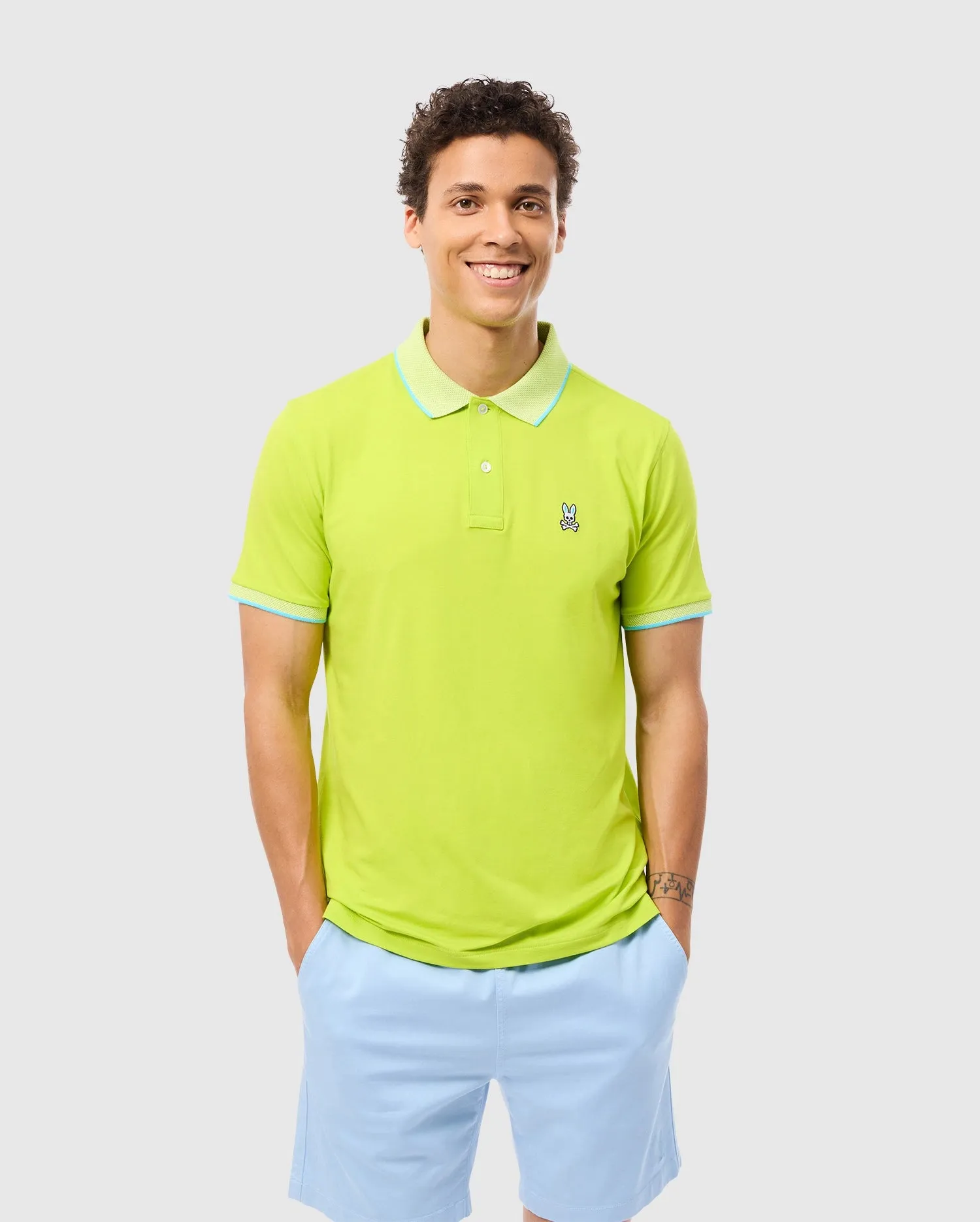 MENS NORTHLAKE JERSEY POLO - B6K504C200 sold by Psycho Bunny