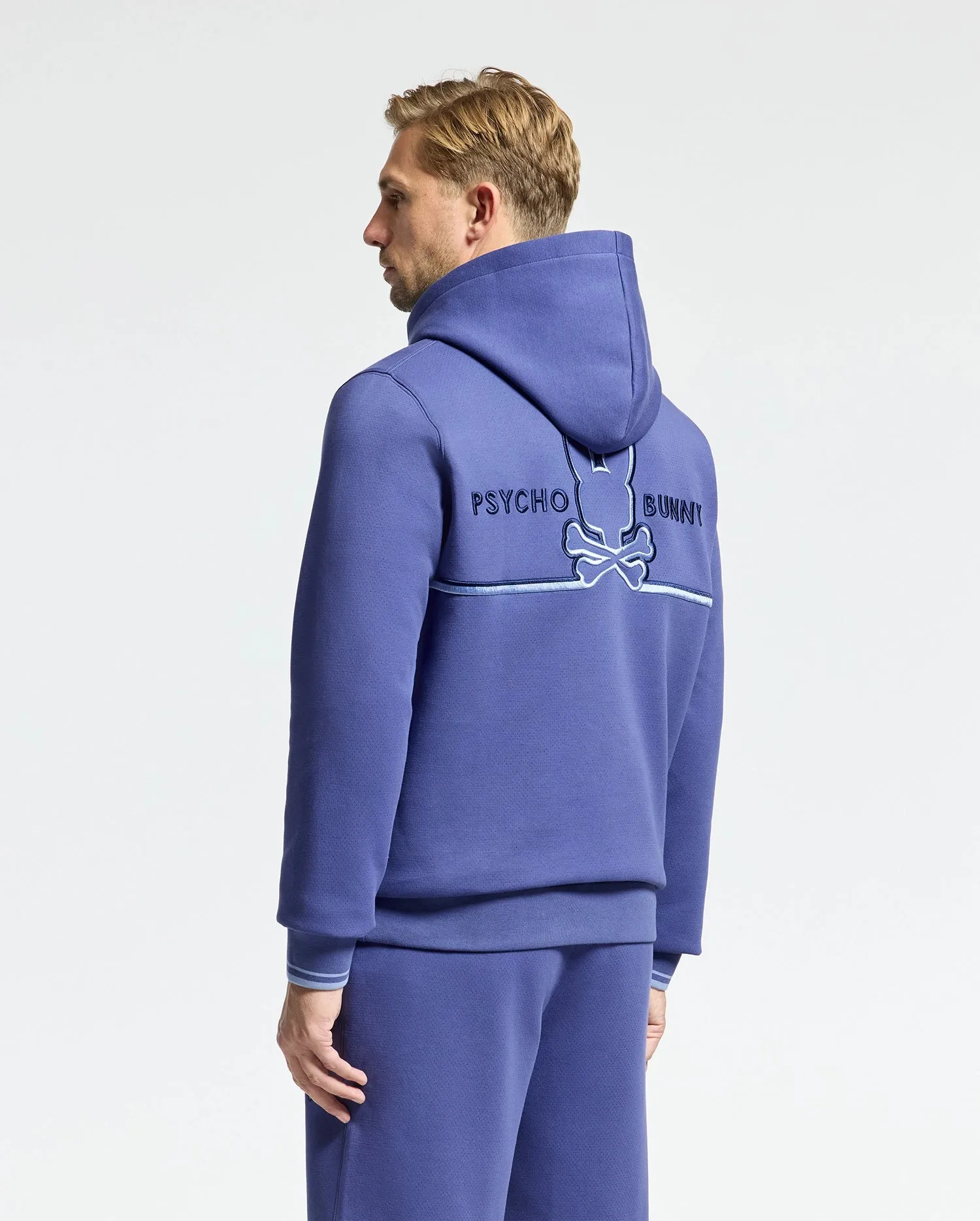 MENS DACANO PERFORATED HOODIE - B6H239E200 sold by Psycho Bunny product image thumbnail 5