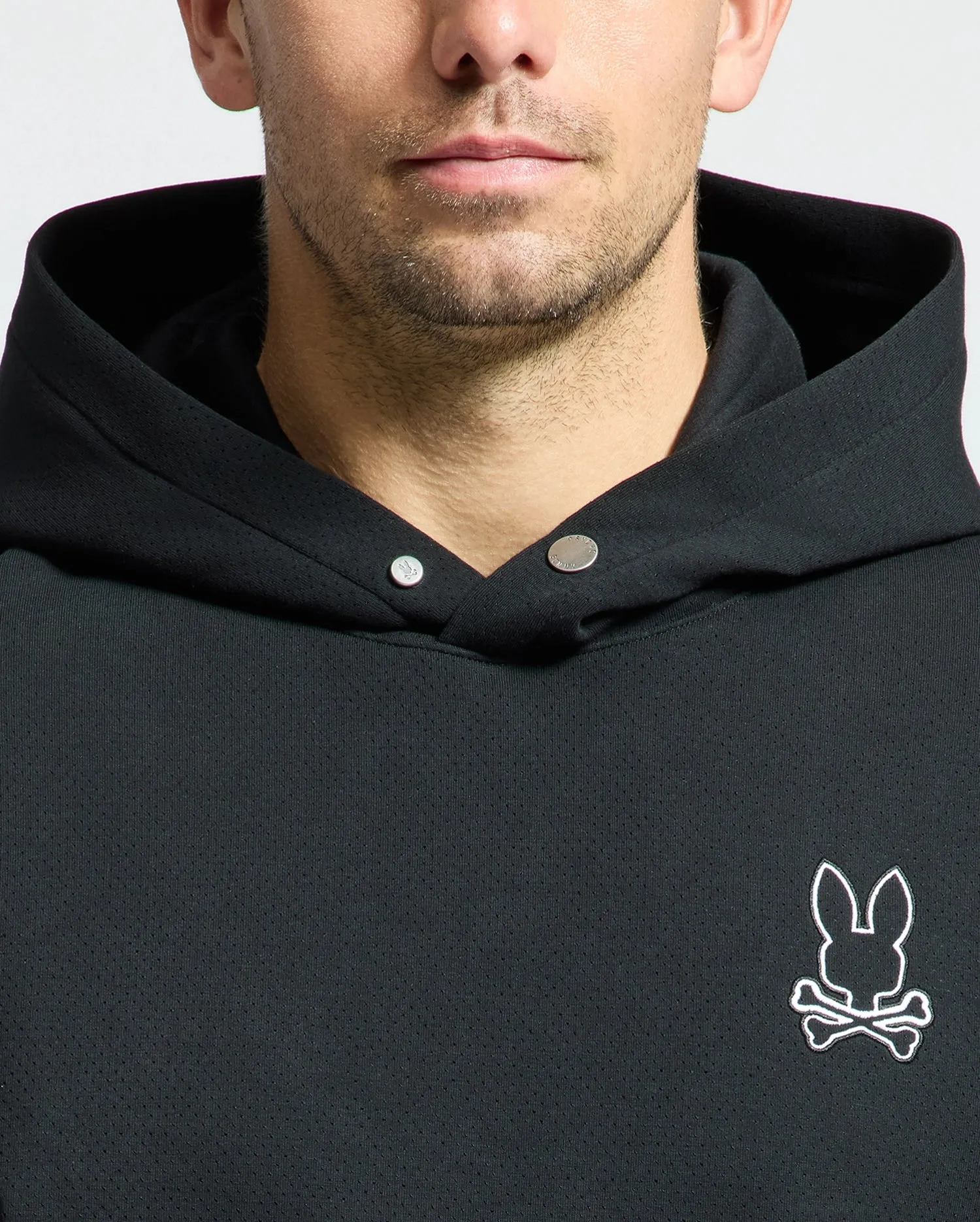 MENS DACANO PERFORATED HOODIE - B6H239E200 sold by Psycho Bunny product image thumbnail 4