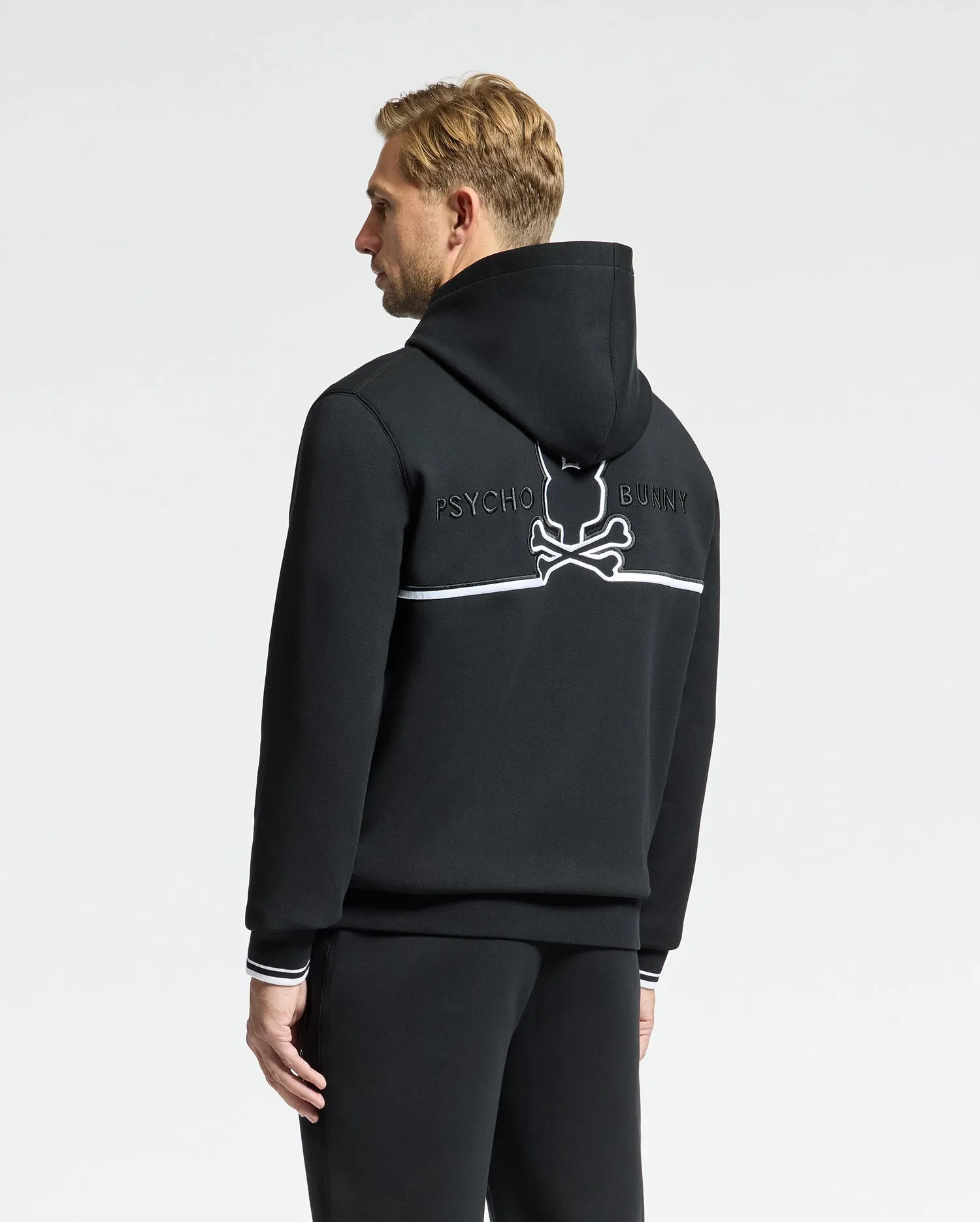 MENS DACANO PERFORATED HOODIE - B6H239E200 sold by Psycho Bunny product image thumbnail 5