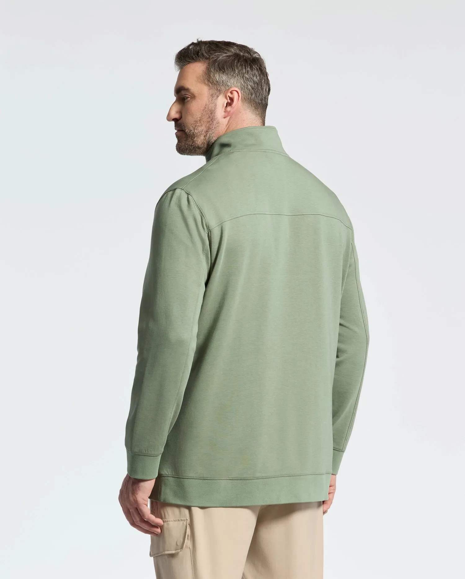 MENS BIG AND TALL DESERT 1/4 MOCK ZIP - B9S488F200 sold by Psycho Bunny product image thumbnail 5