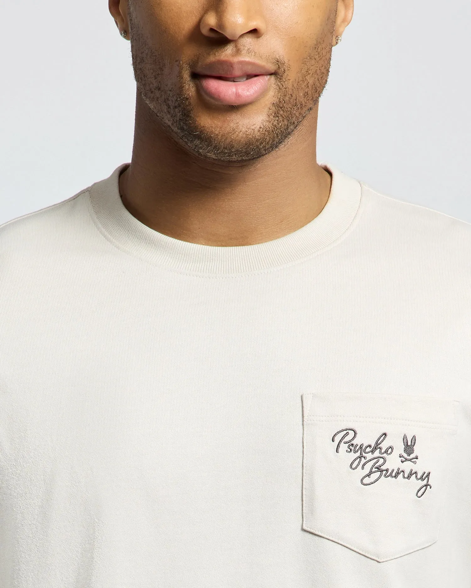 MENS DESERT OVERSIZED POCKET TEE - B6U512F200 sold by Psycho Bunny product image thumbnail 4