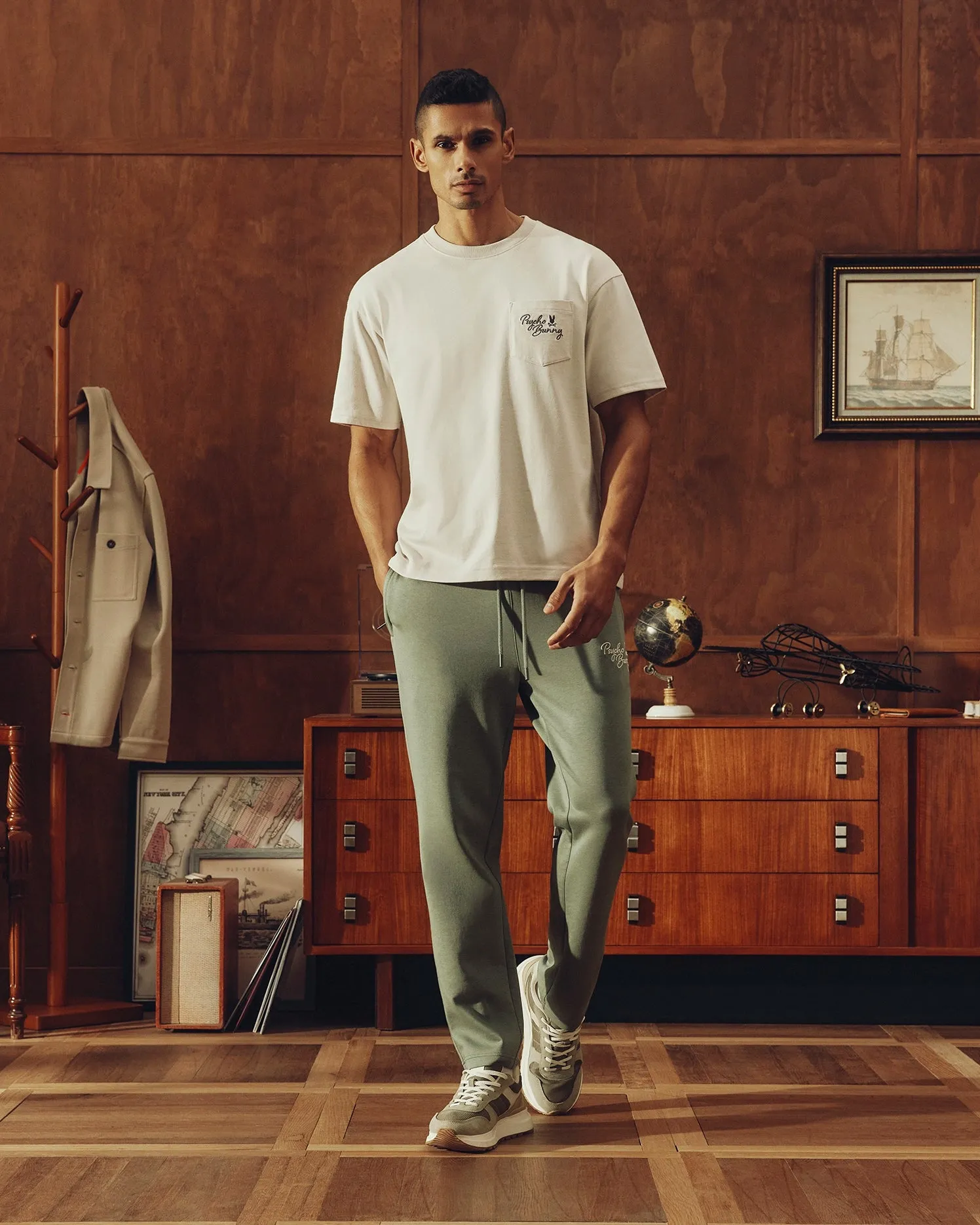 MENS DESERT OVERSIZED POCKET TEE - B6U512F200 sold by Psycho Bunny