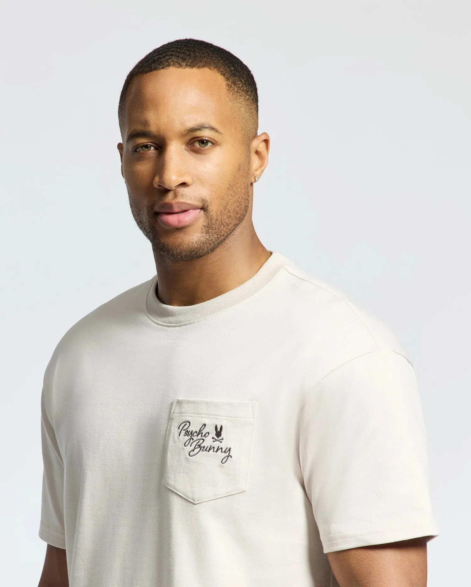 MENS DESERT OVERSIZED POCKET TEE - B6U512F200 sold by Psycho Bunny product image thumbnail 3