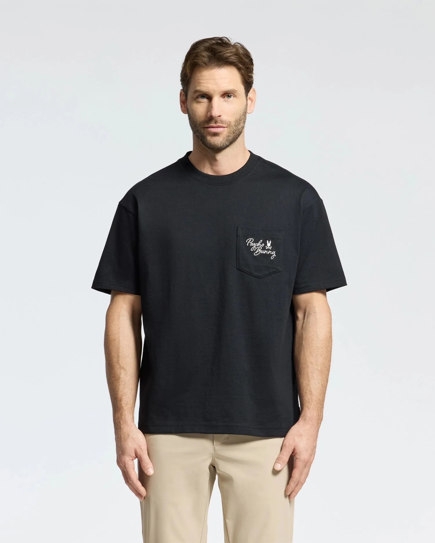 MENS DESERT OVERSIZED POCKET TEE - B6U512F200 sold by Psycho Bunny