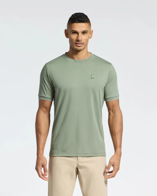 MENS BRYCE PERFORMANCE TEE - B6U490F200 sold by Psycho Bunny