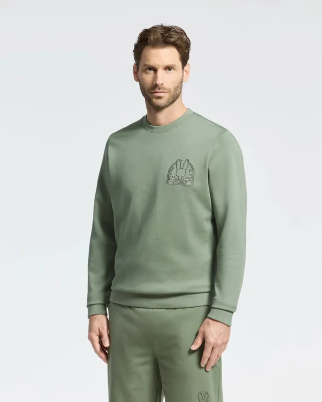MENS MELBOURNE CLASSIC CREWNECK SWEATSHIRT - B6S561F200 sold by Psycho Bunny