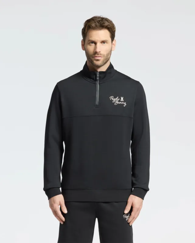 MENS DESERT 1/4 MOCK ZIP - B6S488F200 sold by Psycho Bunny