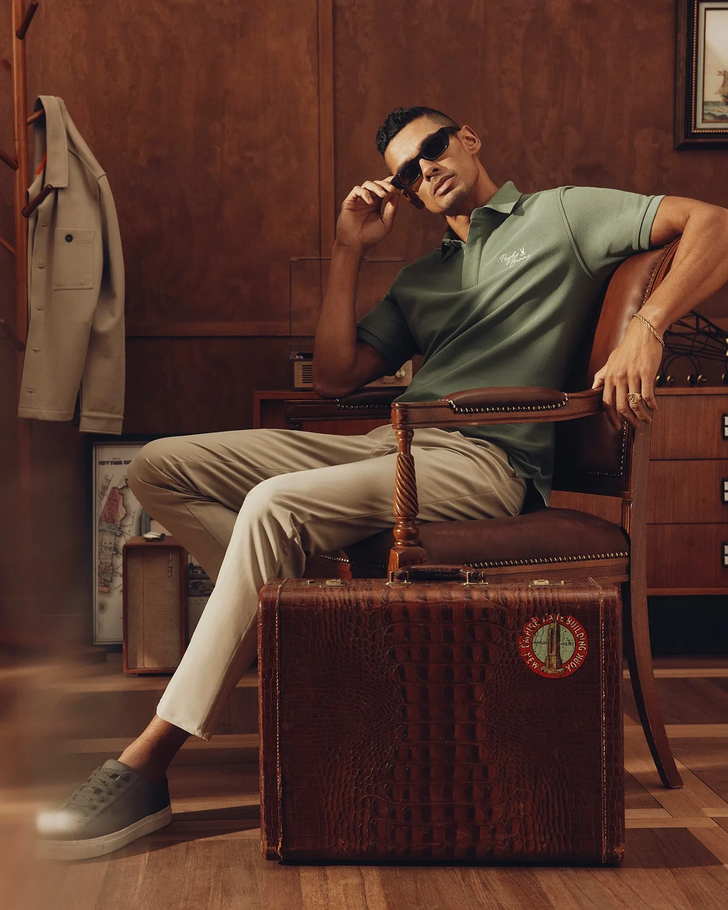 MENS DESERT PIQUE POLO - B6K506F200 sold by Psycho Bunny