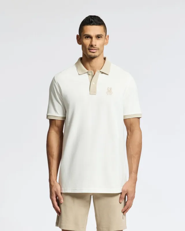 MENS NEW CASTLE PIQUE POLO - B6K487F200 sold by Psycho Bunny