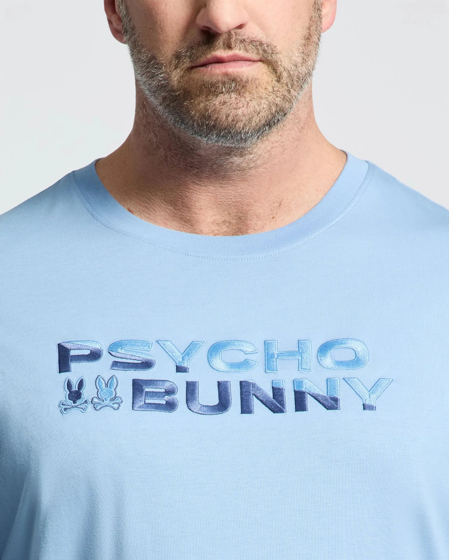 MENS BIG AND TALL BERNI EMBROIDERED WORDMARK GRAPHIC TEE - B9U417F200 sold by Psycho Bunny product image thumbnail 5