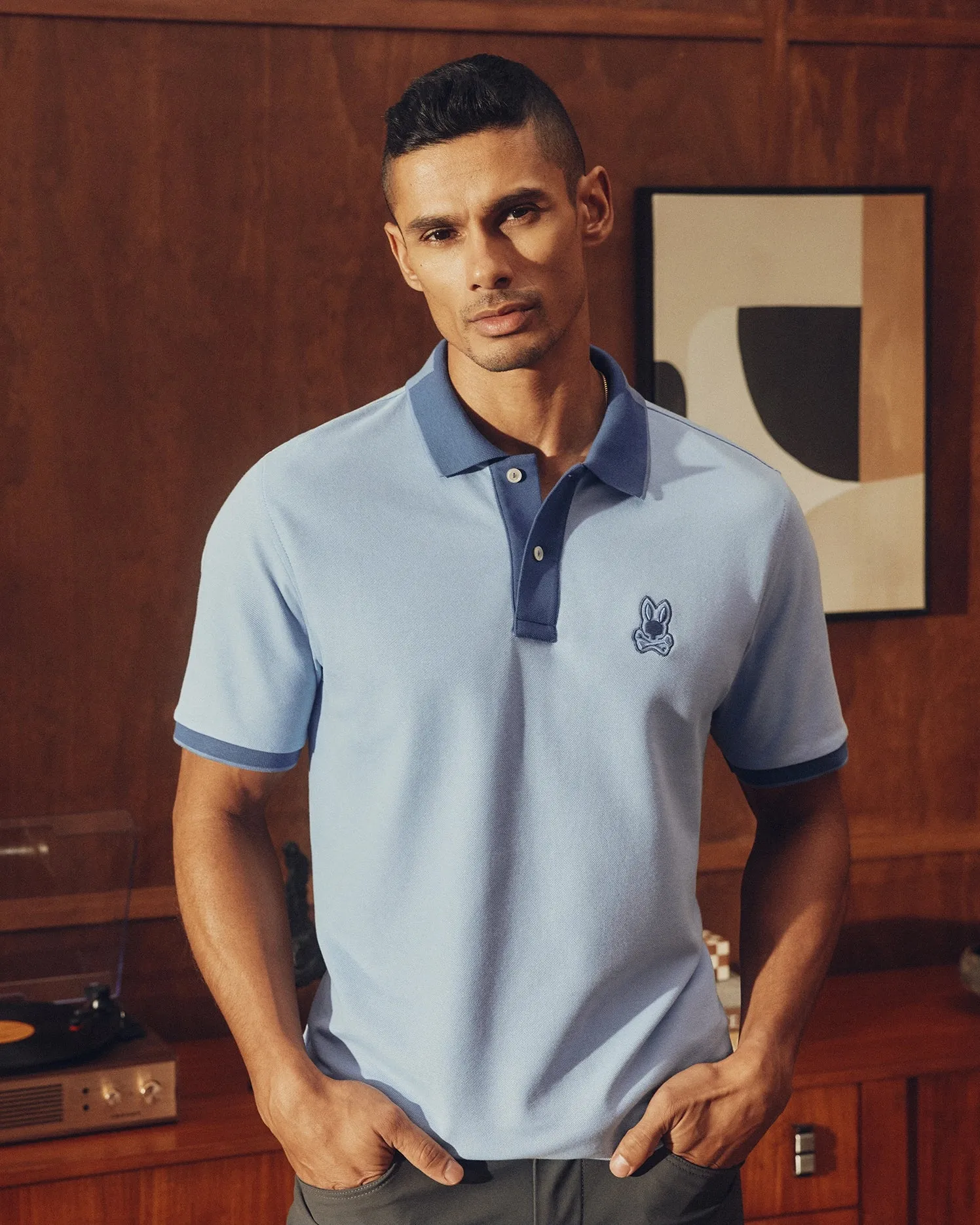 MENS NEW CASTLE PIQUE POLO - B6K487F200 sold by Psycho Bunny