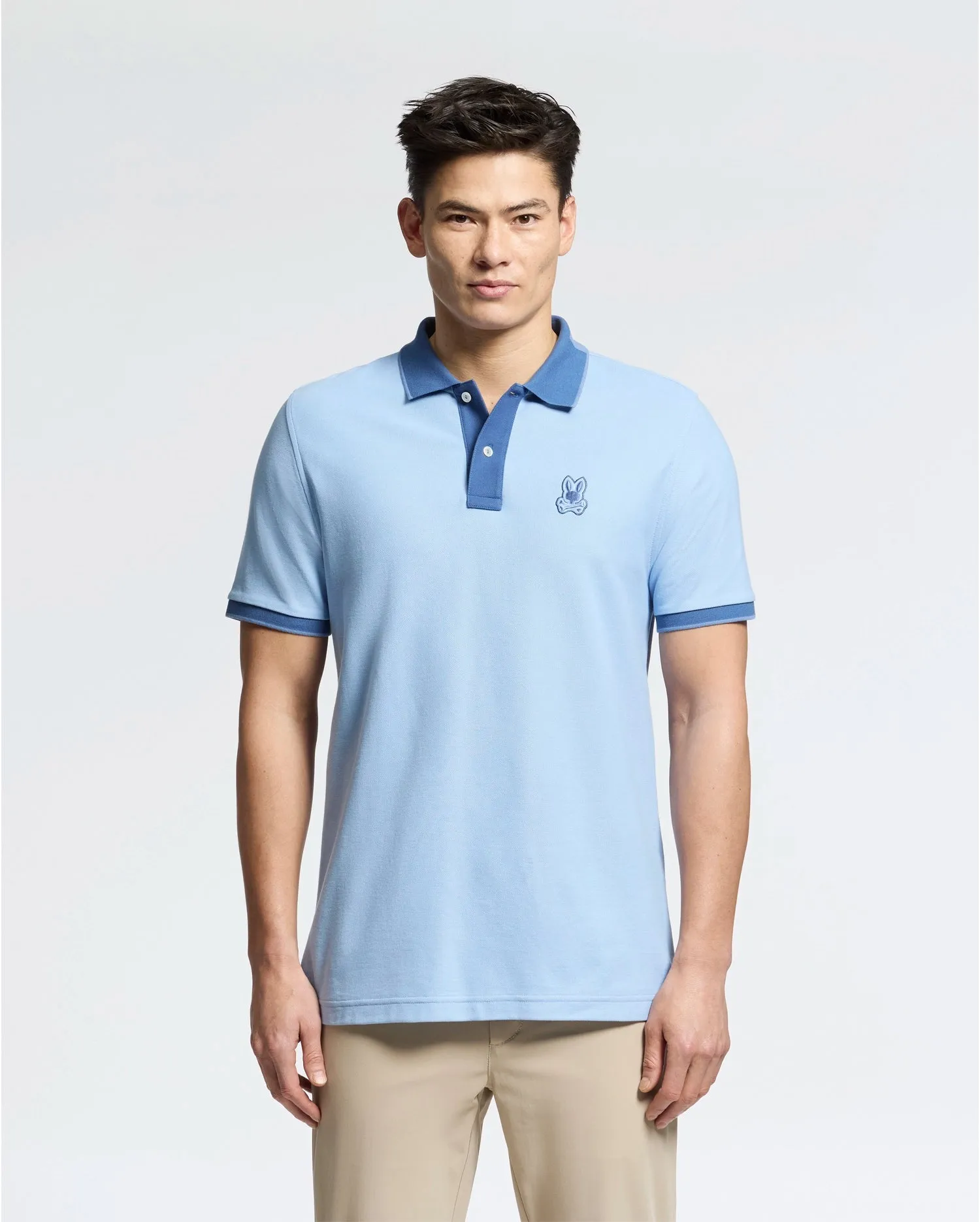 MENS NEW CASTLE PIQUE POLO - B6K487F200 sold by Psycho Bunny product image thumbnail 2