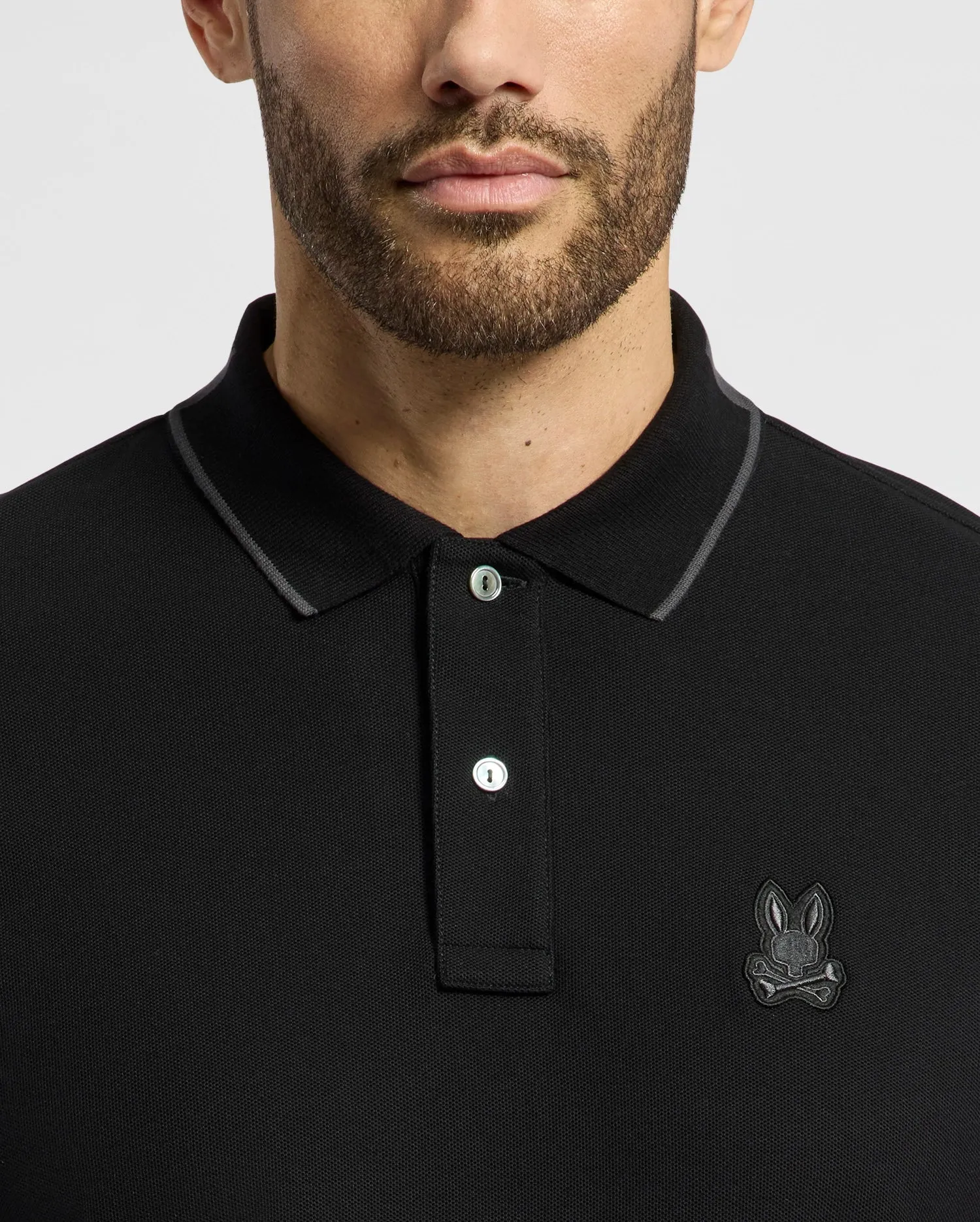 MENS NEW CASTLE PIQUE POLO - B6K487F200 sold by Psycho Bunny product image thumbnail 4
