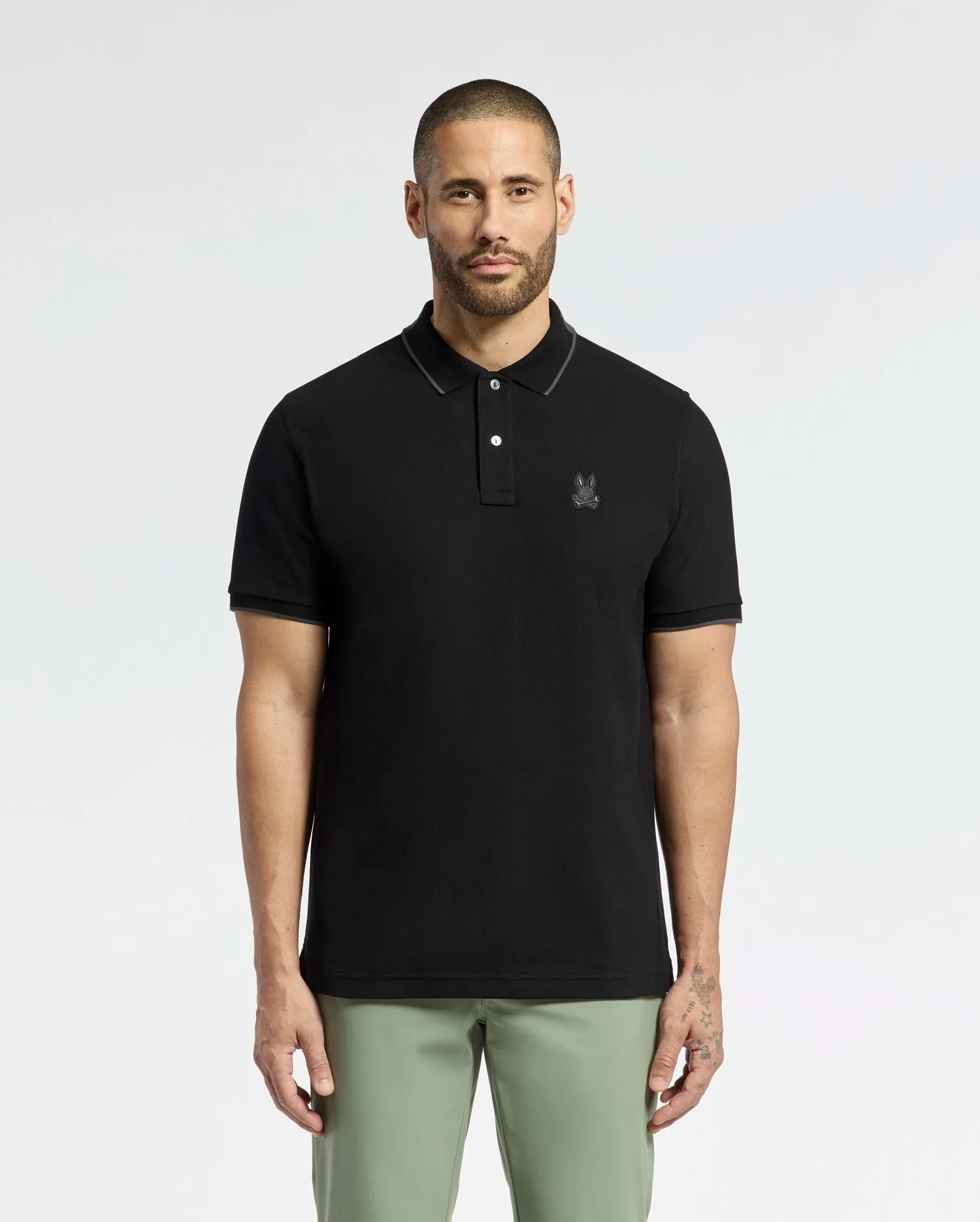 MENS NEW CASTLE PIQUE POLO - B6K487F200 sold by Psycho Bunny product image thumbnail 2