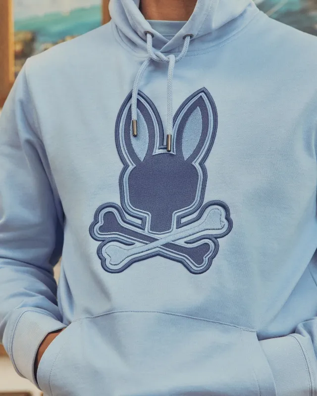 MENS NEW CASTLE EMBROIDERED FRENCH TERRY HOODIE - B6H517F200 sold by Psycho Bunny