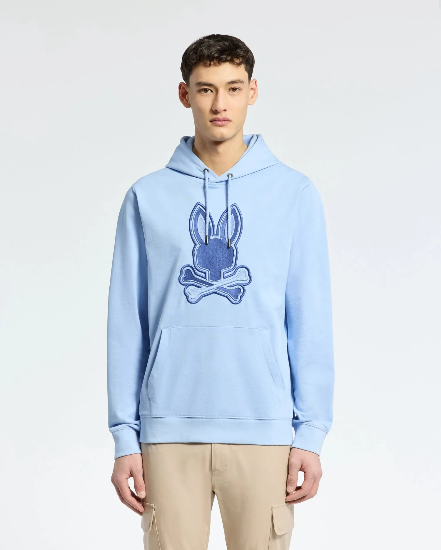 MENS NEW CASTLE EMBROIDERED FRENCH TERRY HOODIE - B6H517F200 sold by Psycho Bunny product image thumbnail 2