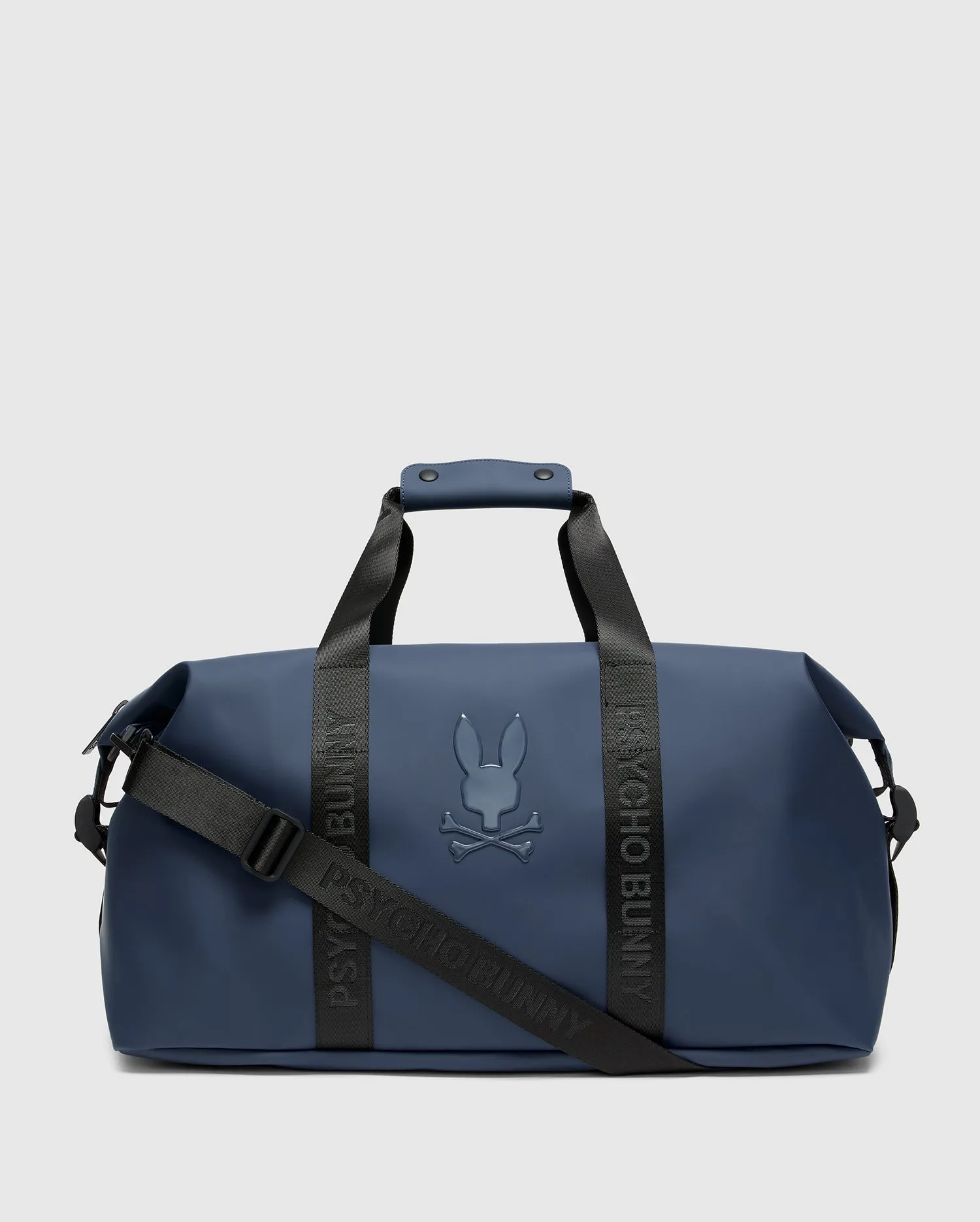 MENS RUBBERIZED DUFFLE BAG - B6A472F200 sold by Psycho Bunny