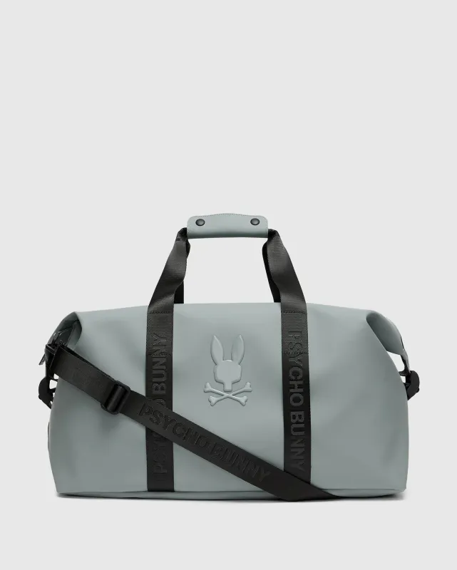 MENS RUBBERIZED DUFFLE BAG - B6A472F200 sold by Psycho Bunny