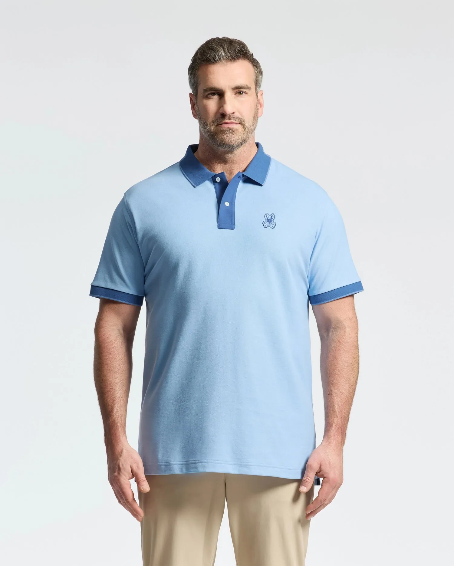 MENS BIG AND TALL NEW CASTLE PIQUE POLO - B9K487F200 sold by Psycho Bunny product image thumbnail 2