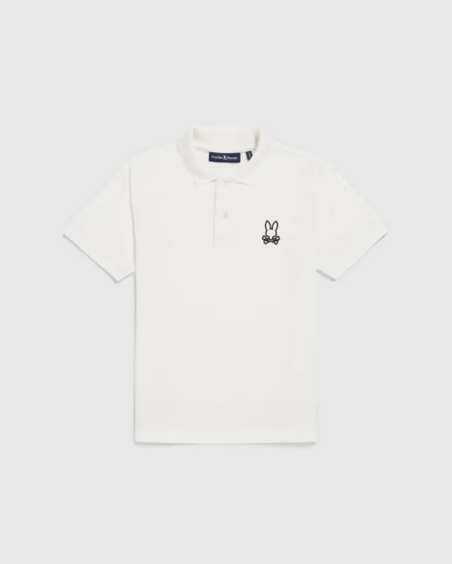 KIDS BEAUMONT PIQUE POLO SHIRT - B0K610A2PC made by Psycho Bunny