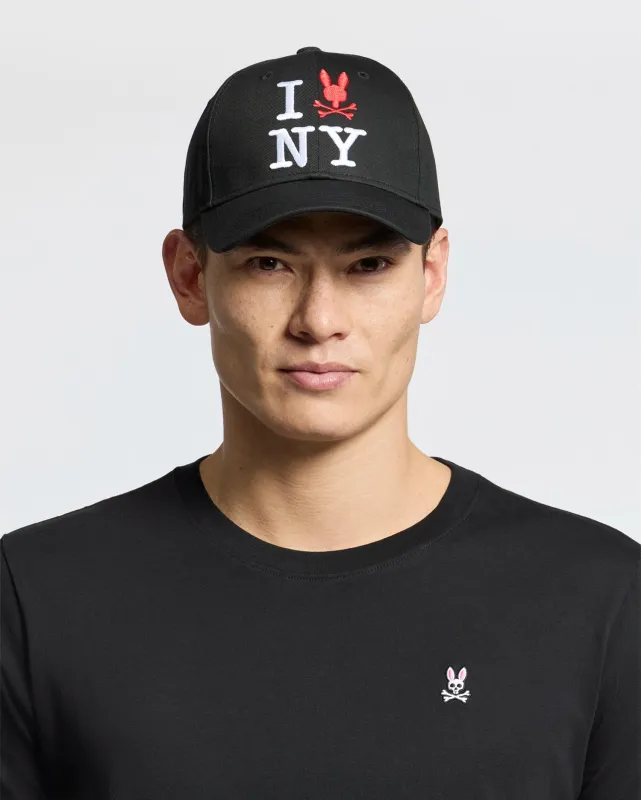 MENS NEW YORK BASEBALL CAP - MO1500012 sold by Psycho Bunny