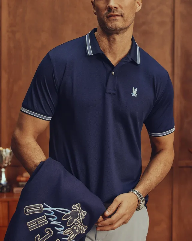 MENS FORREST SPORT PIQUE POLO - B6K660F200 sold by Psycho Bunny