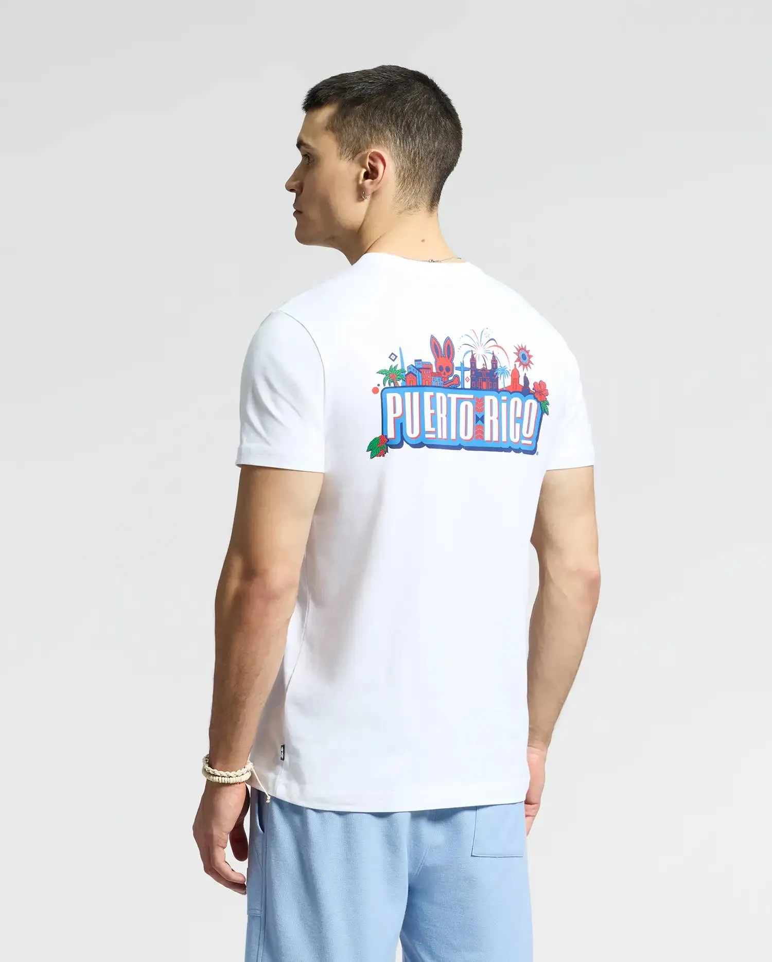 MENS PUERTO RICO TEE - B6U382F200 sold by Psycho Bunny