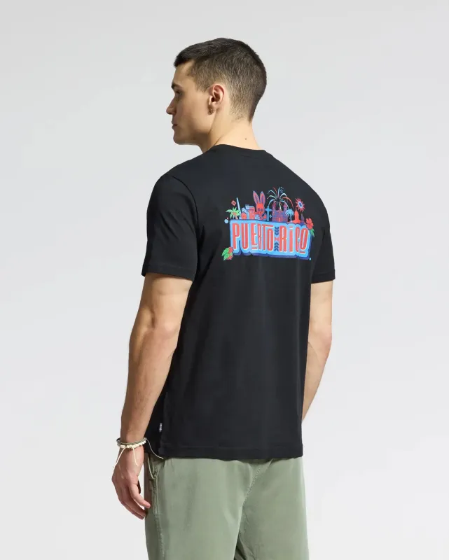 MENS PUERTO RICO TEE - B6U382F200 sold by Psycho Bunny