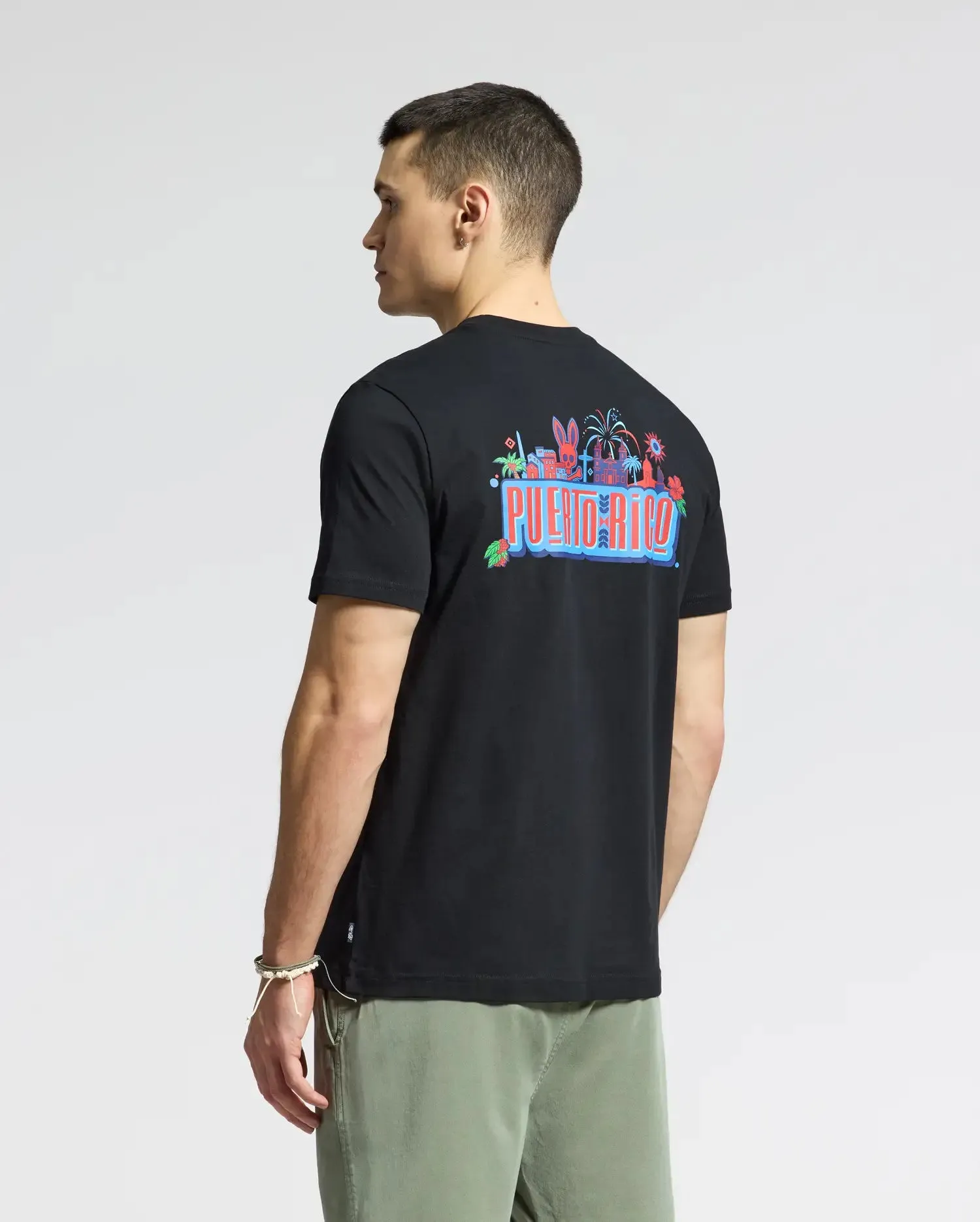 MENS PUERTO RICO TEE - B6U382F200 sold by Psycho Bunny