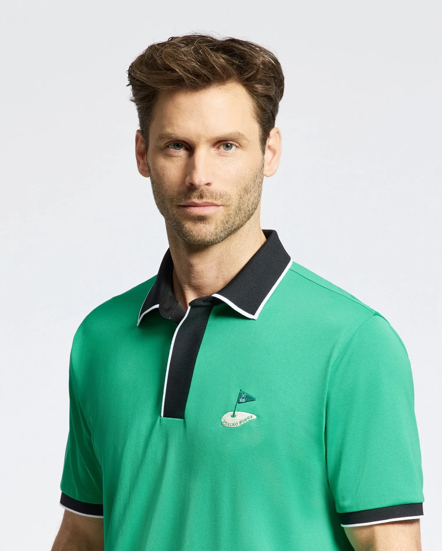 MENS CLAYTON PIQUE POLO - MT0100004 sold by Psycho Bunny product image thumbnail 3