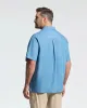 MENS BIG AND TALL KERVIN LIGHTWEIGHT DENIM WOVEN SHIRT - B9Q467F200 sold by Psycho Bunny