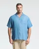 MENS BIG AND TALL KERVIN LIGHTWEIGHT DENIM WOVEN SHIRT - B9Q467F200 sold by Psycho Bunny