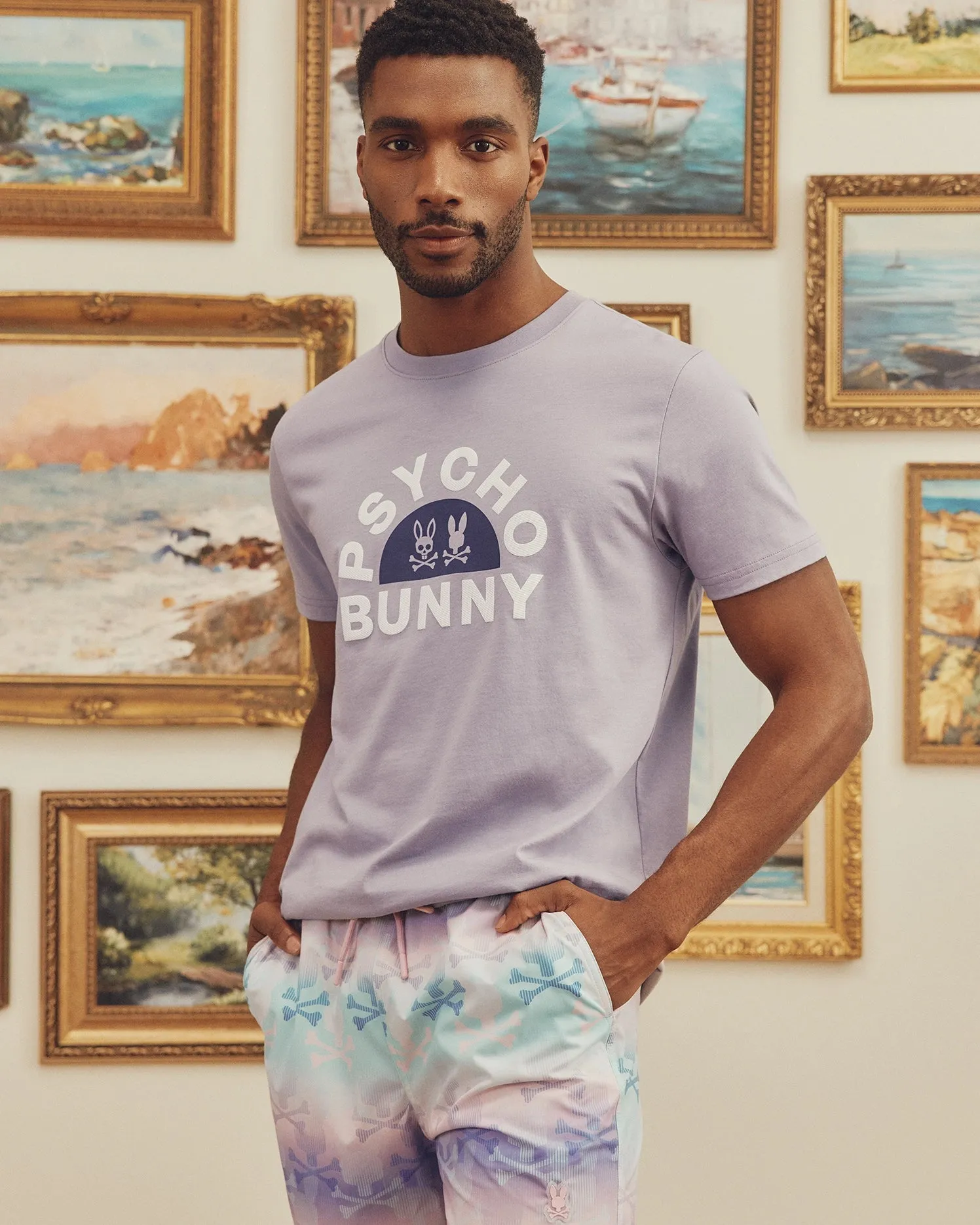 MENS GOLDIE GRAPHIC TEE - B6U606F200 sold by Psycho Bunny