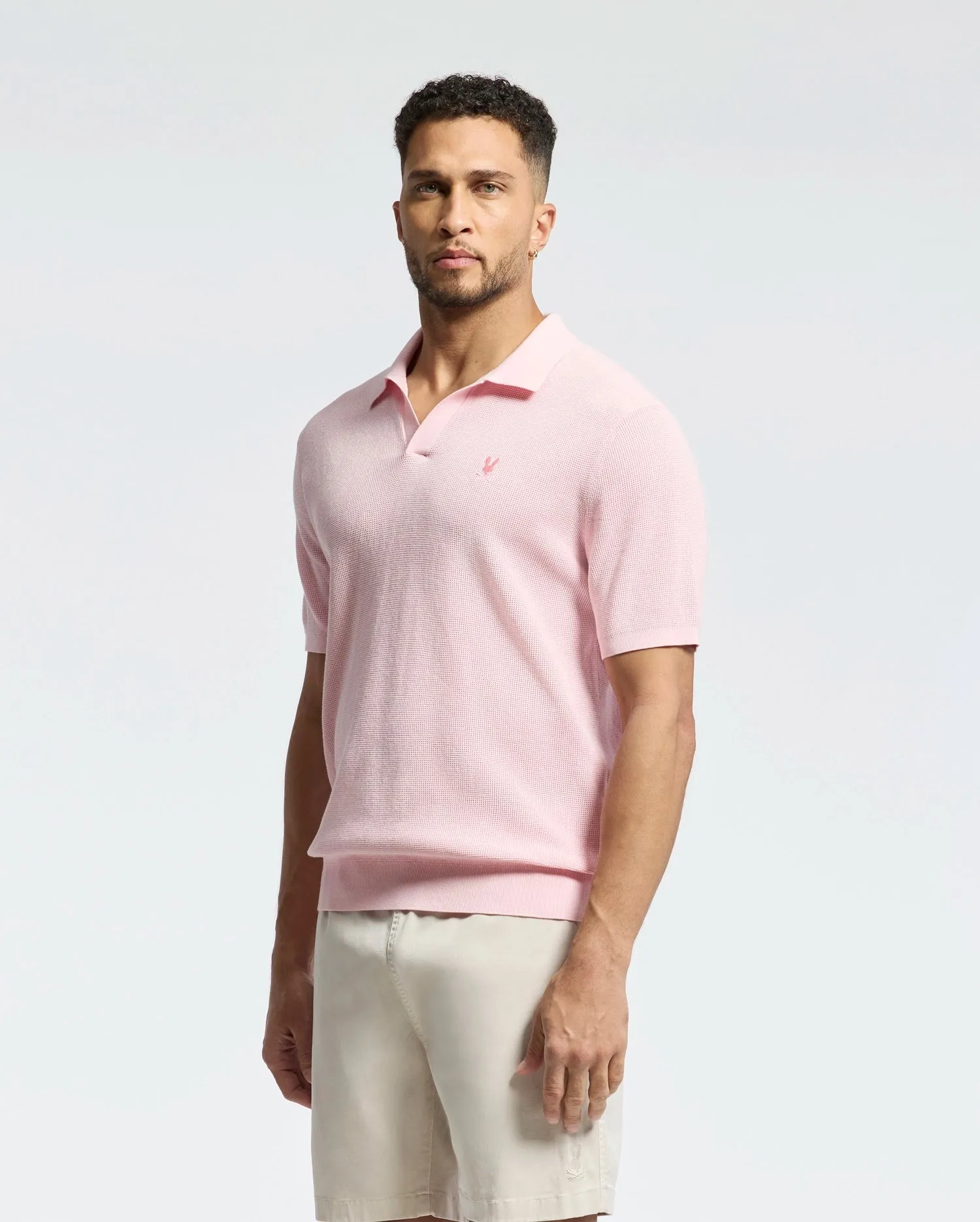 MENS LEETON JOHNNY COLLAR KNIT POLO - B6E562F200 sold by Psycho Bunny product image thumbnail 5