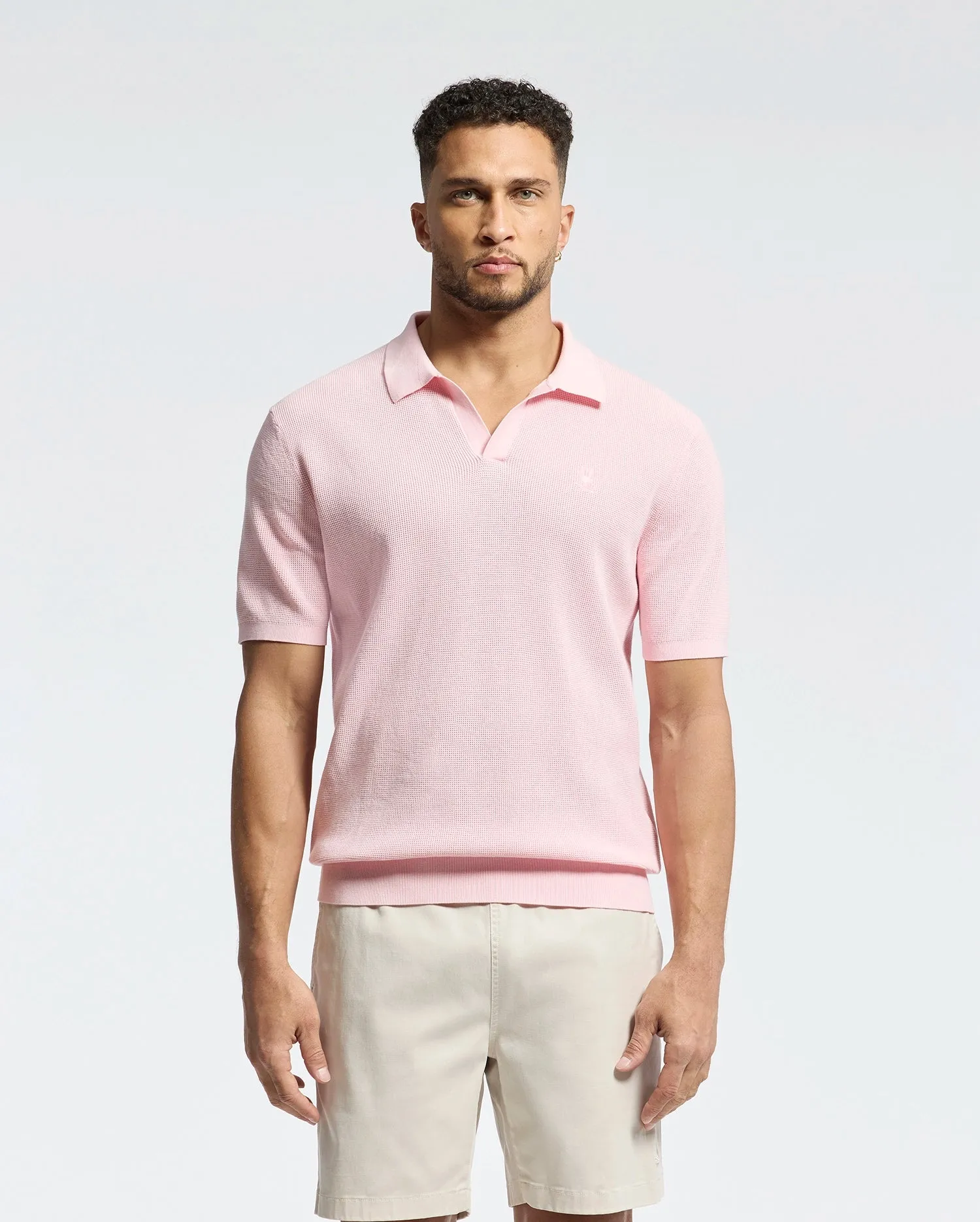 MENS LEETON JOHNNY COLLAR KNIT POLO - B6E562F200 sold by Psycho Bunny product image thumbnail 2