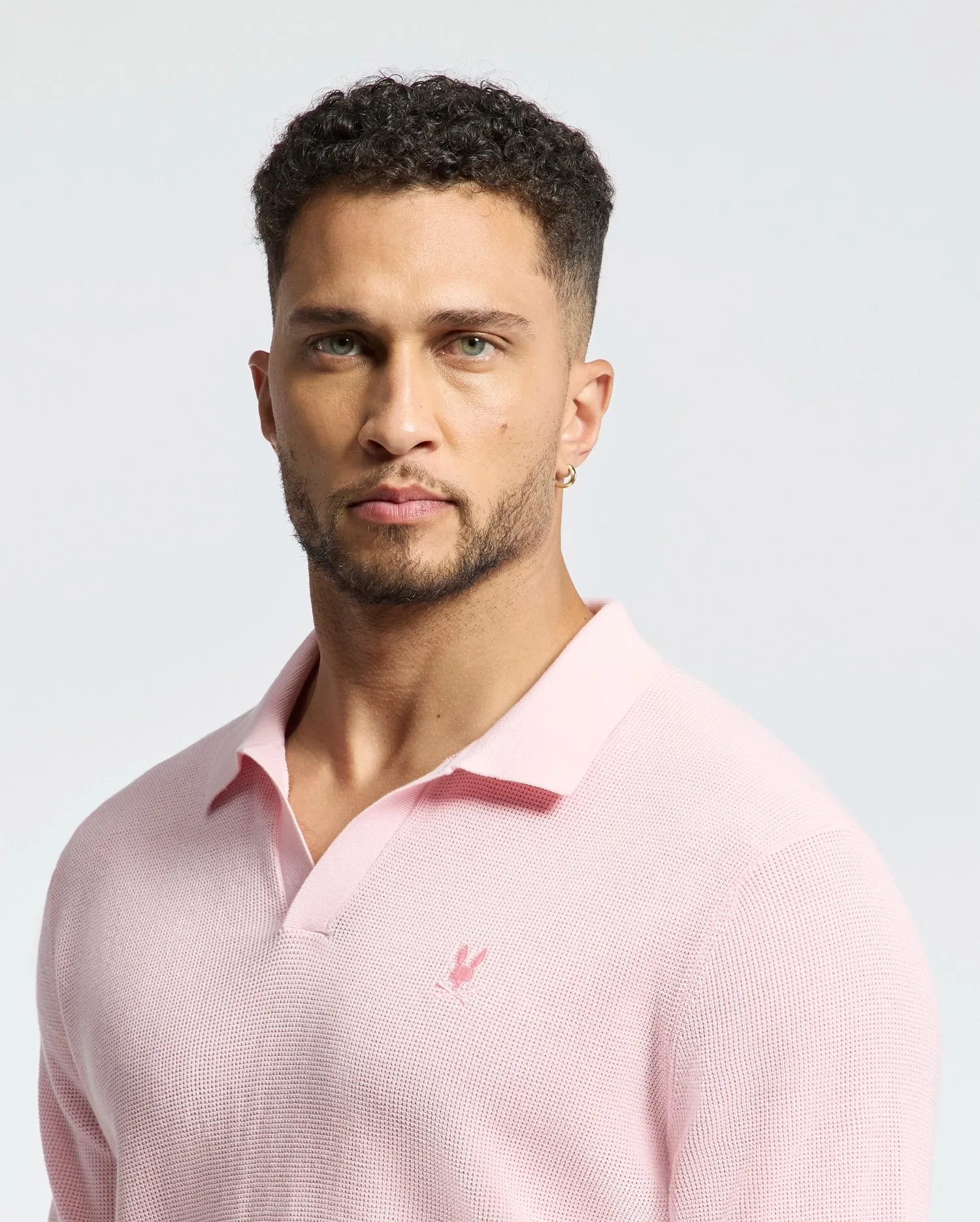 MENS LEETON JOHNNY COLLAR KNIT POLO - B6E562F200 sold by Psycho Bunny product image thumbnail 3