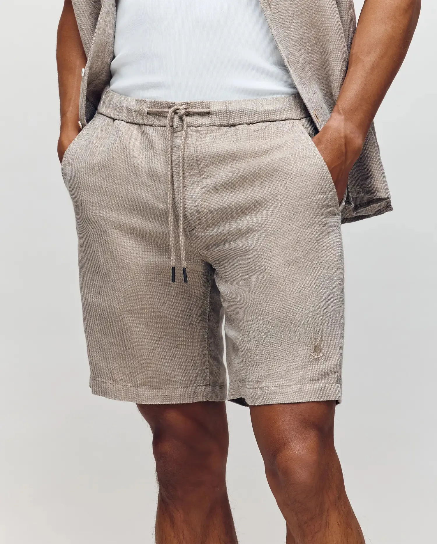 MENS WINDCREST LINEN BLEND DRAWSTRING SHORT - B6R474C200 sold by Psycho Bunny product image thumbnail 2