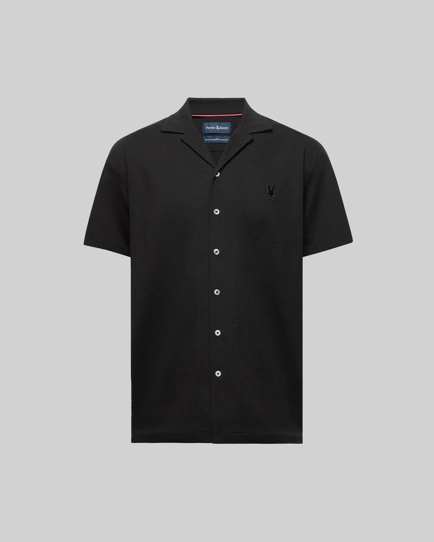 MENS JAYME KNIT SEERSUCKER CABANA COLLAR SHIRT - MT0300002 sold by Psycho Bunny product image thumbnail 4