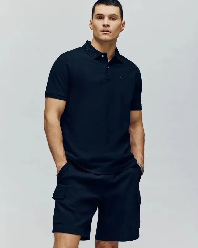 MENS CYRUS WORDMARK PIQUE POLO - MT0100020 sold by Psycho Bunny