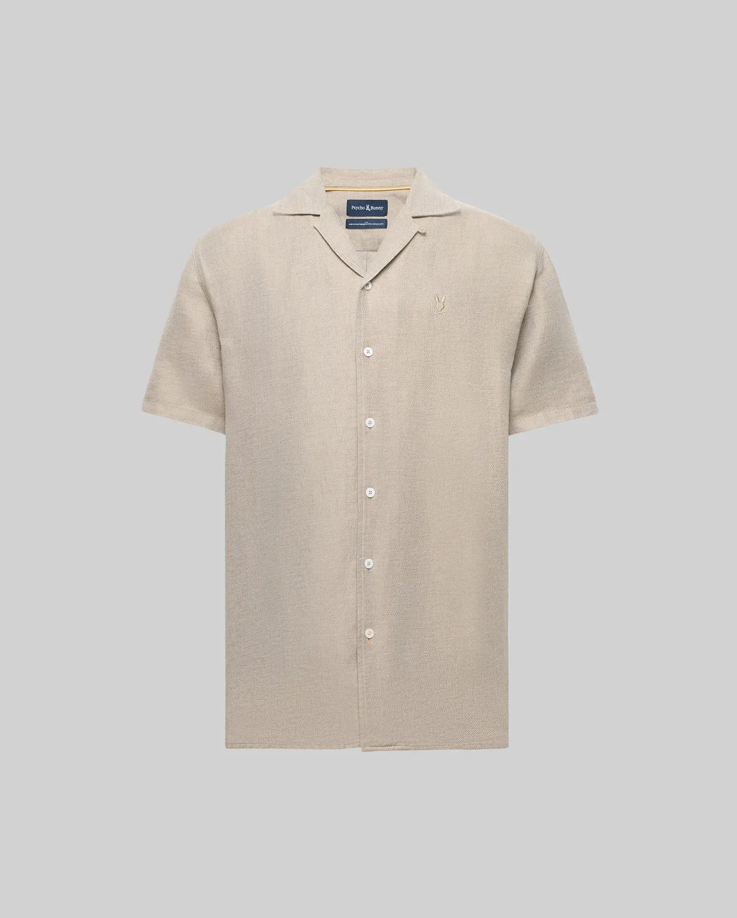 MENS WINDCREST LINEN BLEND SHORT SLEEVE SHIRT - B6Q148C200 sold by Psycho Bunny product image thumbnail 4