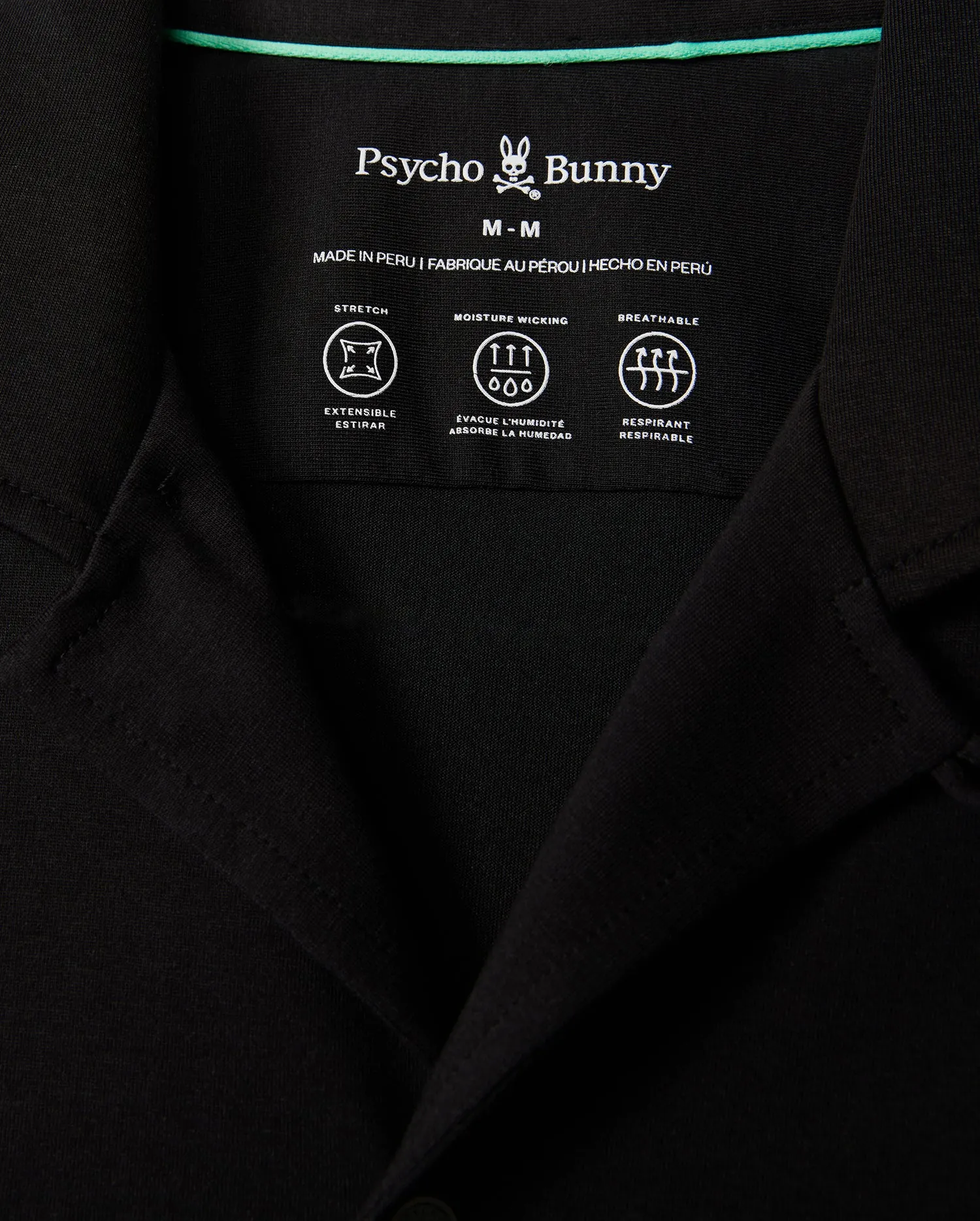 MENS KELLER CAMP COLLAR SHORT SLEEVE SHIRT - B6Q448C200 sold by Psycho Bunny product image thumbnail 3